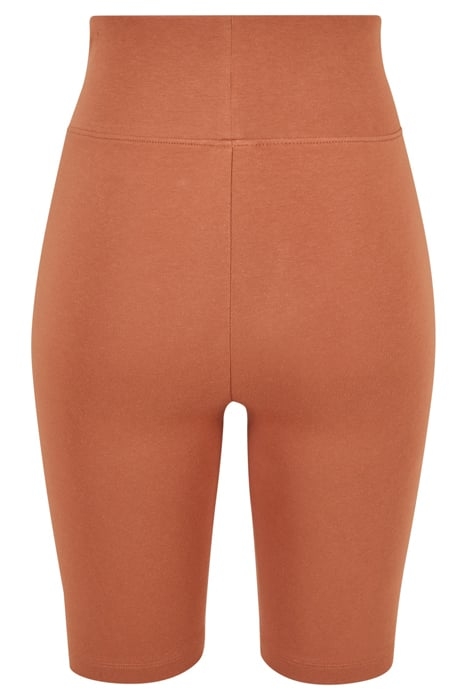 LADIES HIGH WAIST CYCLE SHORTS TERRACOTTA 5