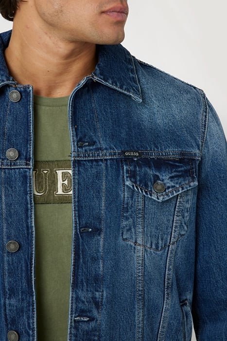 GUESS ECO ES DILLON JACKET MEDIUM WASH 5