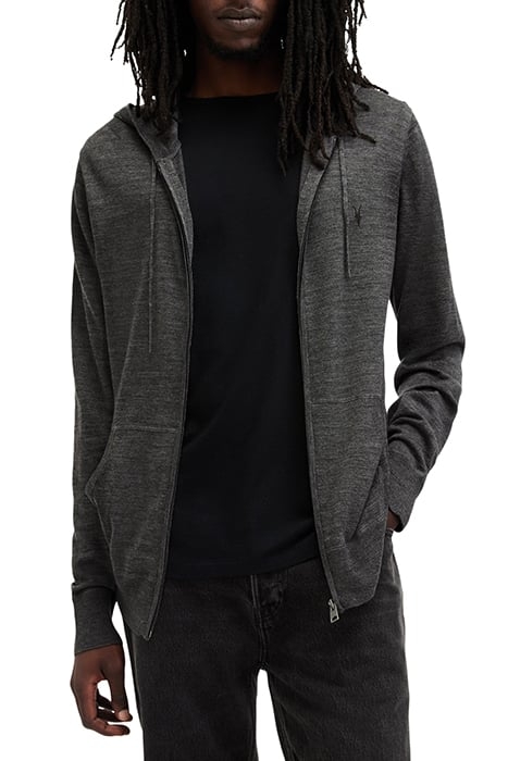 MODE MERINO ZIP HOOD CARTER GREY 1