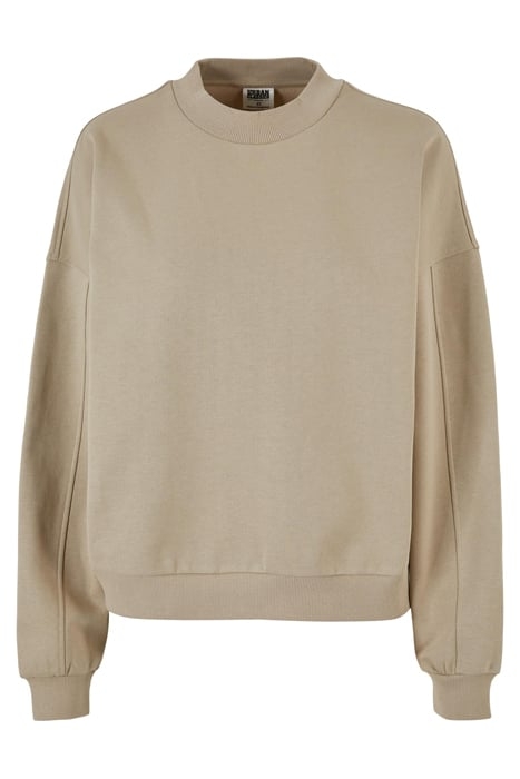 LADIES OVERSIZED ORGANIC CREWNECK WETSAND 4