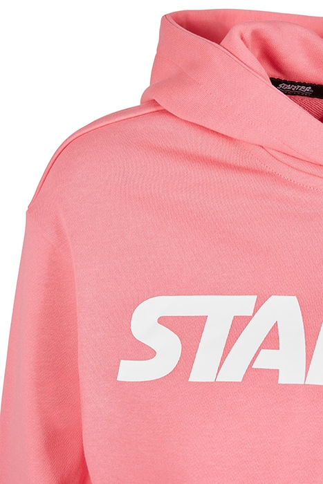 LADIES STARTER CROPPED HOODY PINKGRAPEFRUIT 8