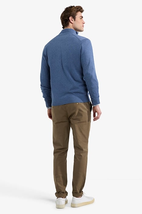 ZIP THRU CARDIGAN VINTAGE BLUE 3