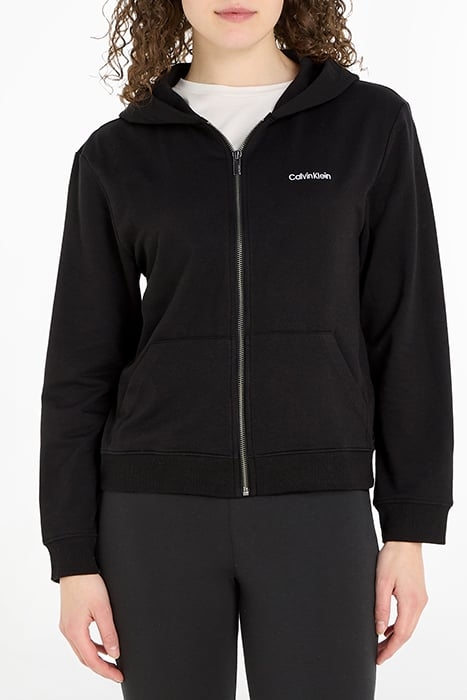 FULL ZIP HOODIE BLACK 1