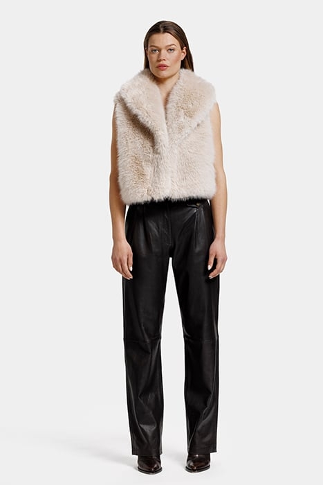 GISELE BODYWARMER ECRU 1