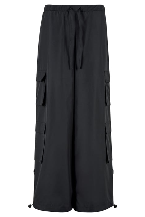 LADIES RIPSTOP DOUBLE CARGO PANTS BLACK 4