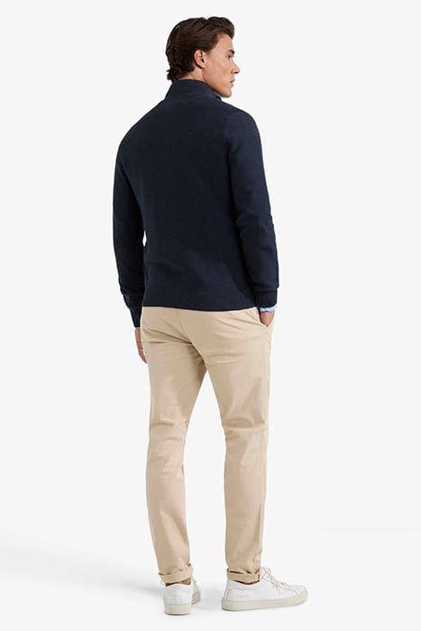 STRUCTURED ZIP THRU CARDIGAN NAVY 3