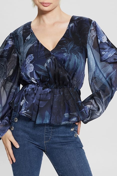 LS SASKIKA DRAPY TOP ETCHED TROPICAL PRIN 4