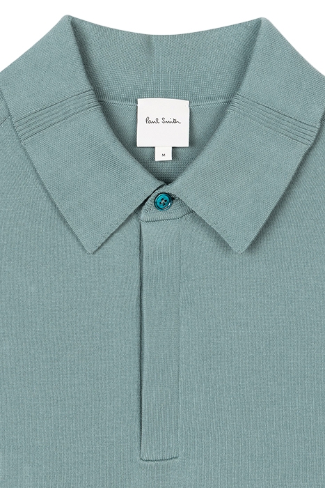 MENS SWEATER SS POLO GREYISH BLUE 5