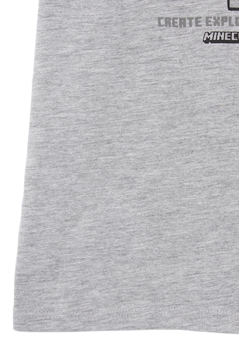 BOYS’ GREY T-SHIRT WITH MINECRAFT ICONS 6