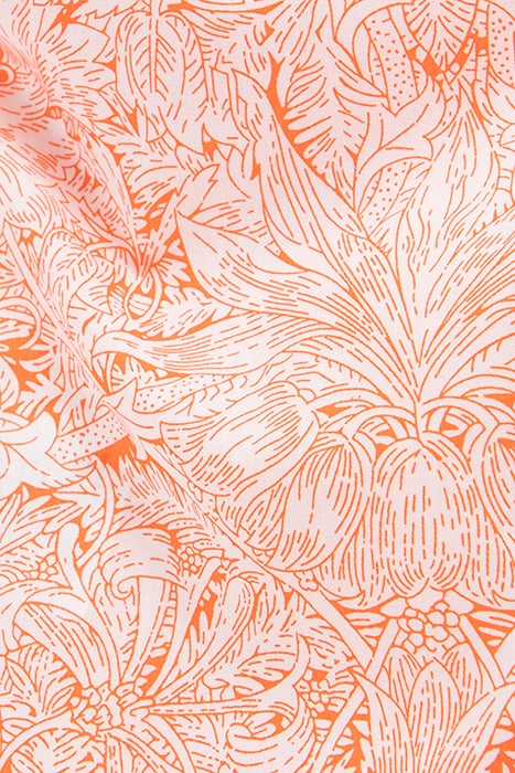 BOYS' ORANGE SHIRT WITH PLANT MOTIF LIBERTY® FABRIC 6