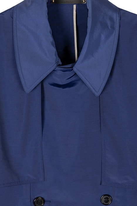 MENS SHORT COAT WITH BELT INDIGO 7