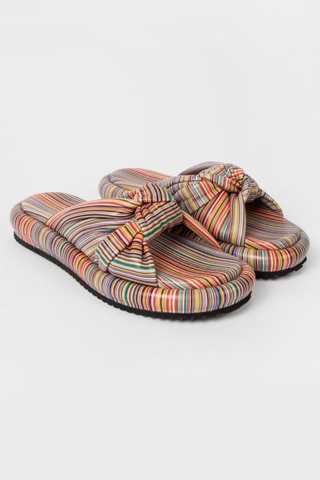 WOMENS SHOE LOTUS MULTI STRIPE MULTI COLOURED 2