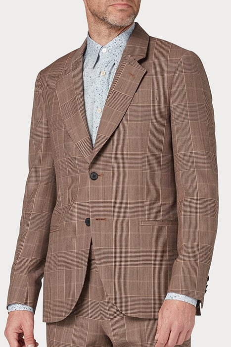 MENS 2 BUTTON JACKET ORANGE 1