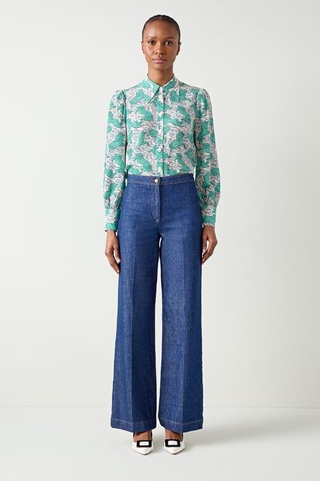 SONYA HORSE BLOUS NATURAL/ECRU 1