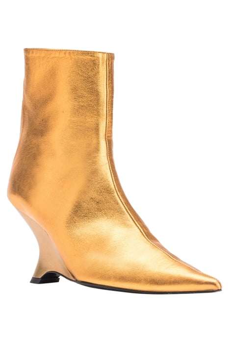 ALBENIZ TRONCHETTO PELLE LAMIN GOLD 2