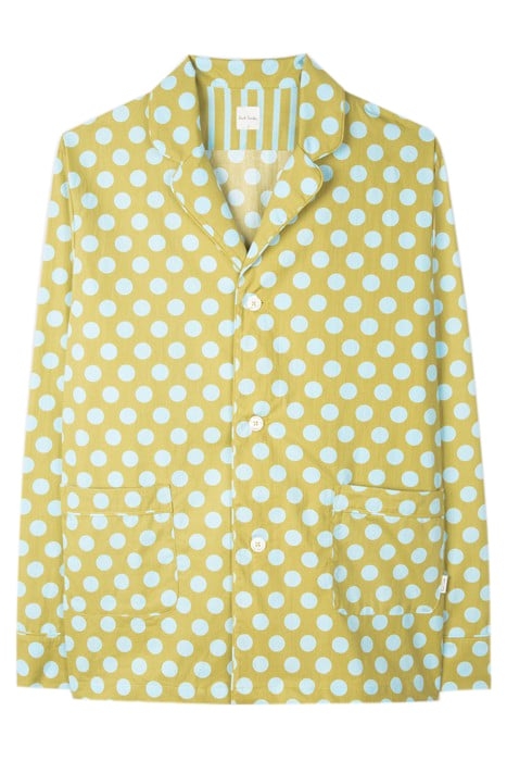 UNISEX PJ TOP L/SLV YELLOW 7