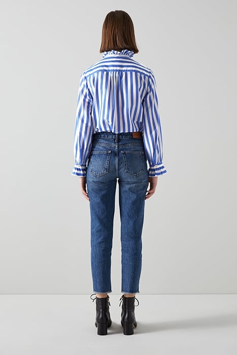 CAMILLE - BLOUS BLUE/WHITE 2