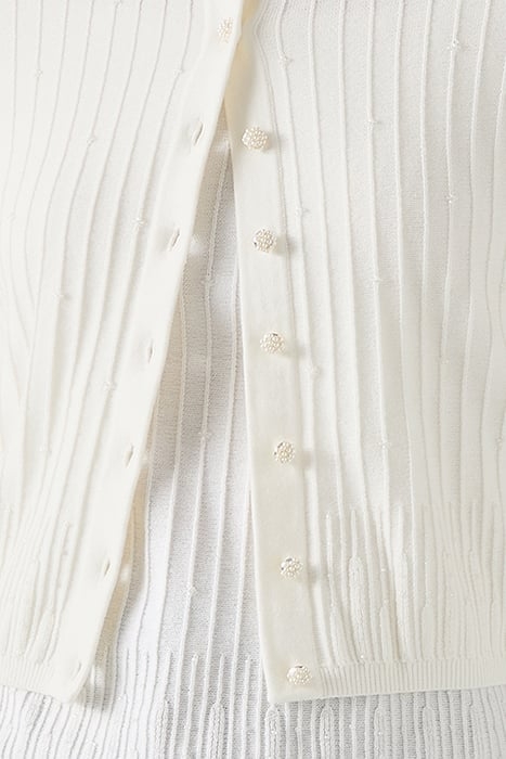 MARIA BEADED CARDIGAN IVORY 5