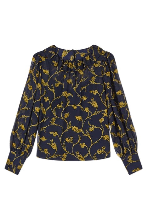 ERIN FLORAL BLOUS NAVY 4