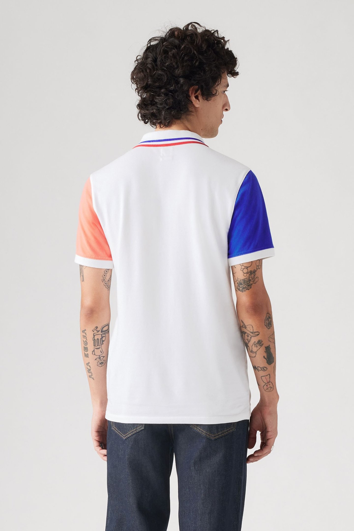 SLIM HOUSEMARK POLO WHITE PIQUE 2