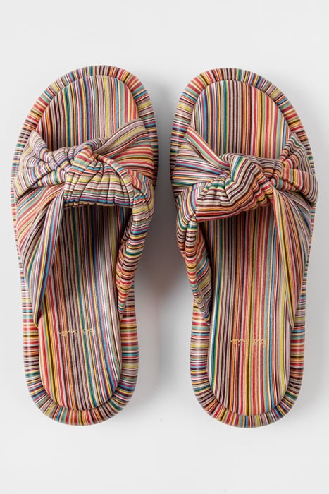 WOMENS SHOE LOTUS MULTI STRIPE MULTI COLOURED 3