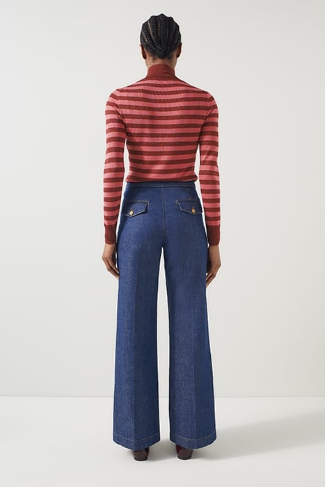 ALLIE METALLIC KNITTED SWEATER PINK 2