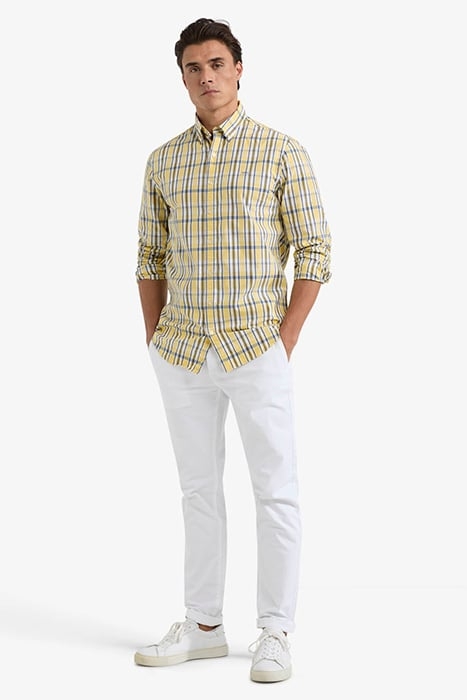 SUMMER CHECK SHIRT LEMON YELLOW 2