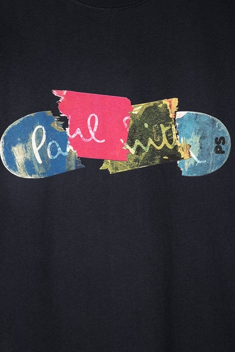 MENS SLIM FIT T-SHIRT BROKEN BOARD VERY DARK NAVY 6