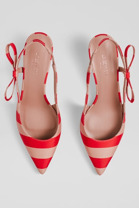 BARETTE SIDE SANDAL RED/PINK 3