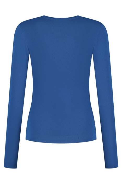 JOLIE TOP LS ROUND NECK NAUTICAL BLUE 2