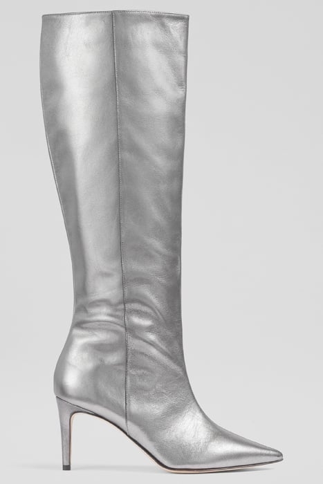 ASTRID POINTED BOOTS PEWTER 1