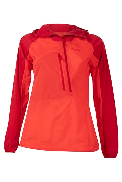 CECILIE LT WIND ANORAK LIGHT DAHLIA RED / DAHLIA RED 1
