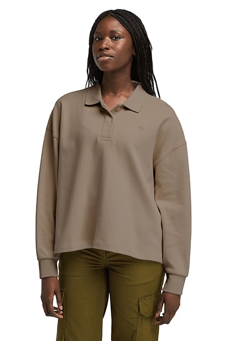 LUSH POLO SWEATSHIRT CHOCOLATE CHIP 1