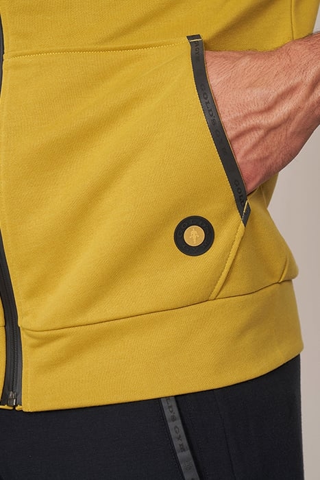 DRAPER - MEN'S SLEEVELESS HOODIE GOLD 3