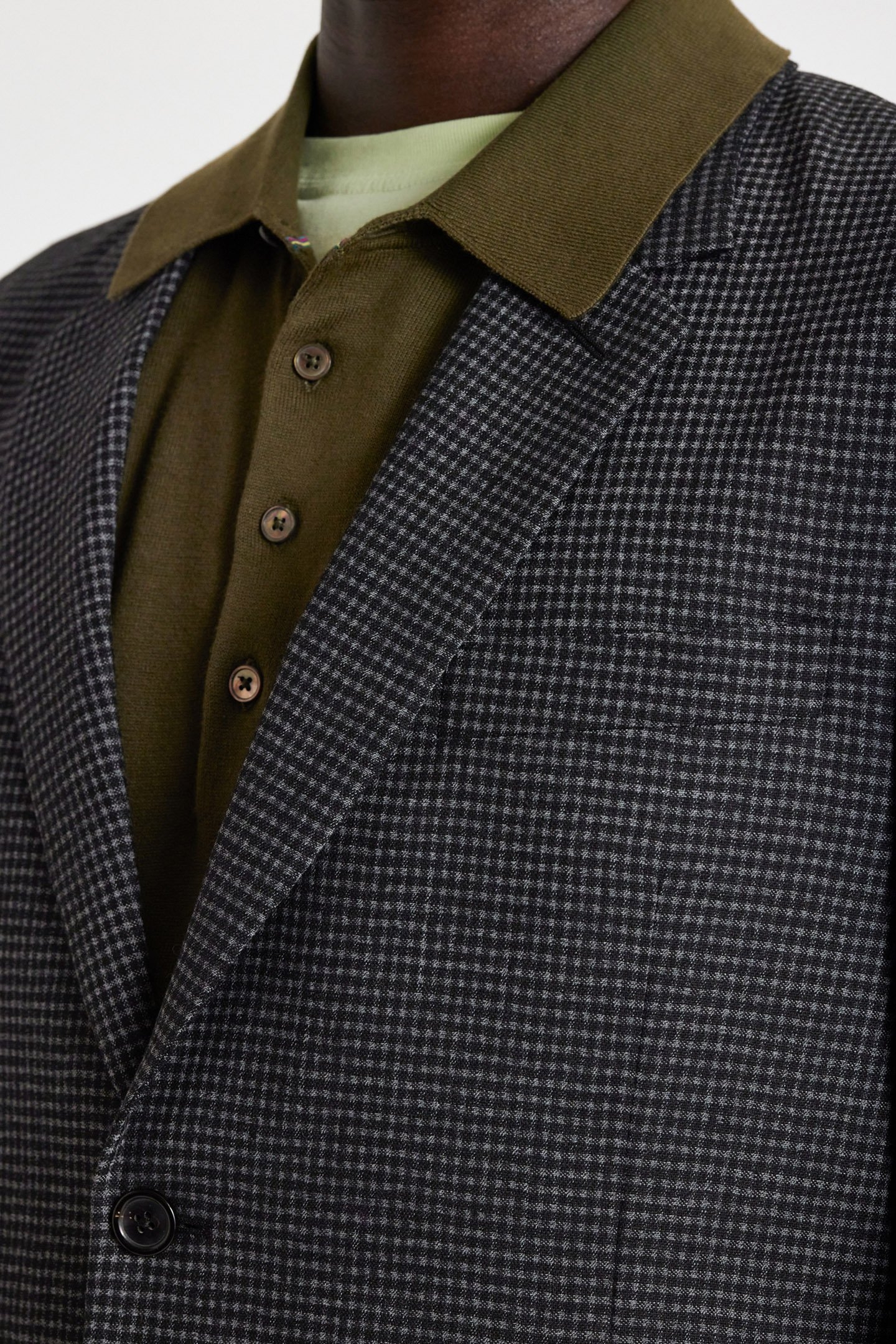 MENS JACKET UNLINED BLACK 5