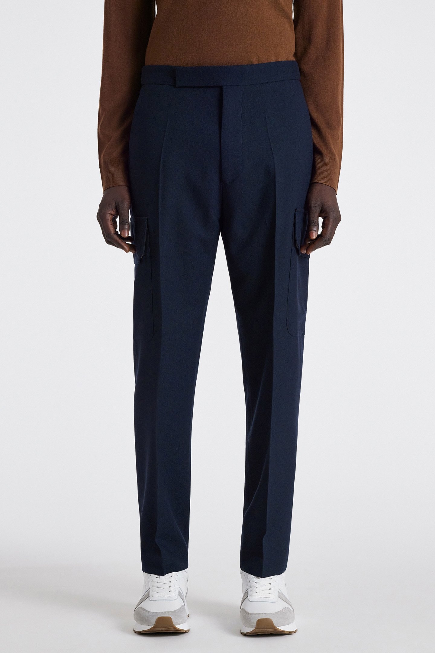 MENS CARGO TROUSER VERY DARK NAVY 1