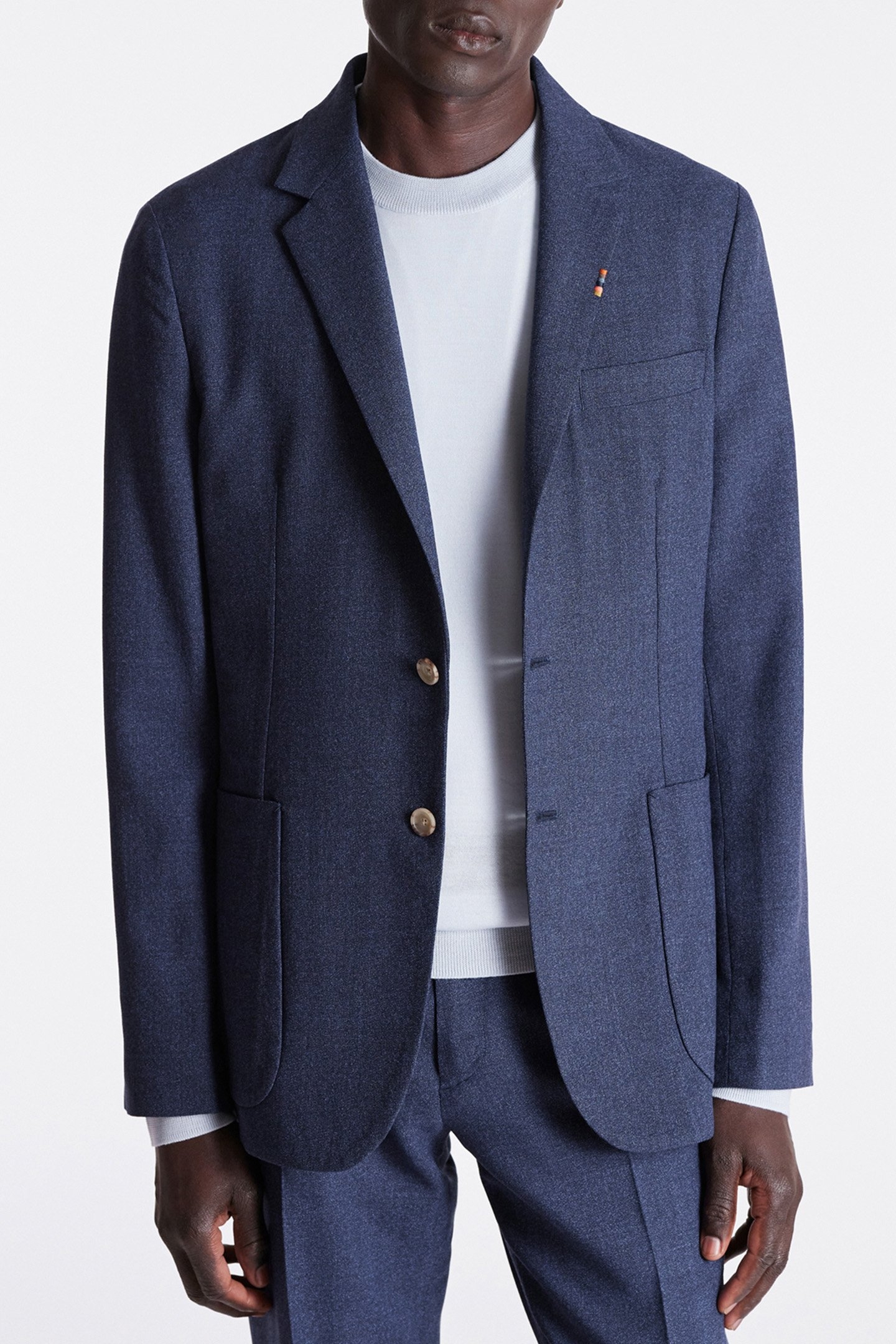 GENTS 2BTN JACKET INDIGO 1