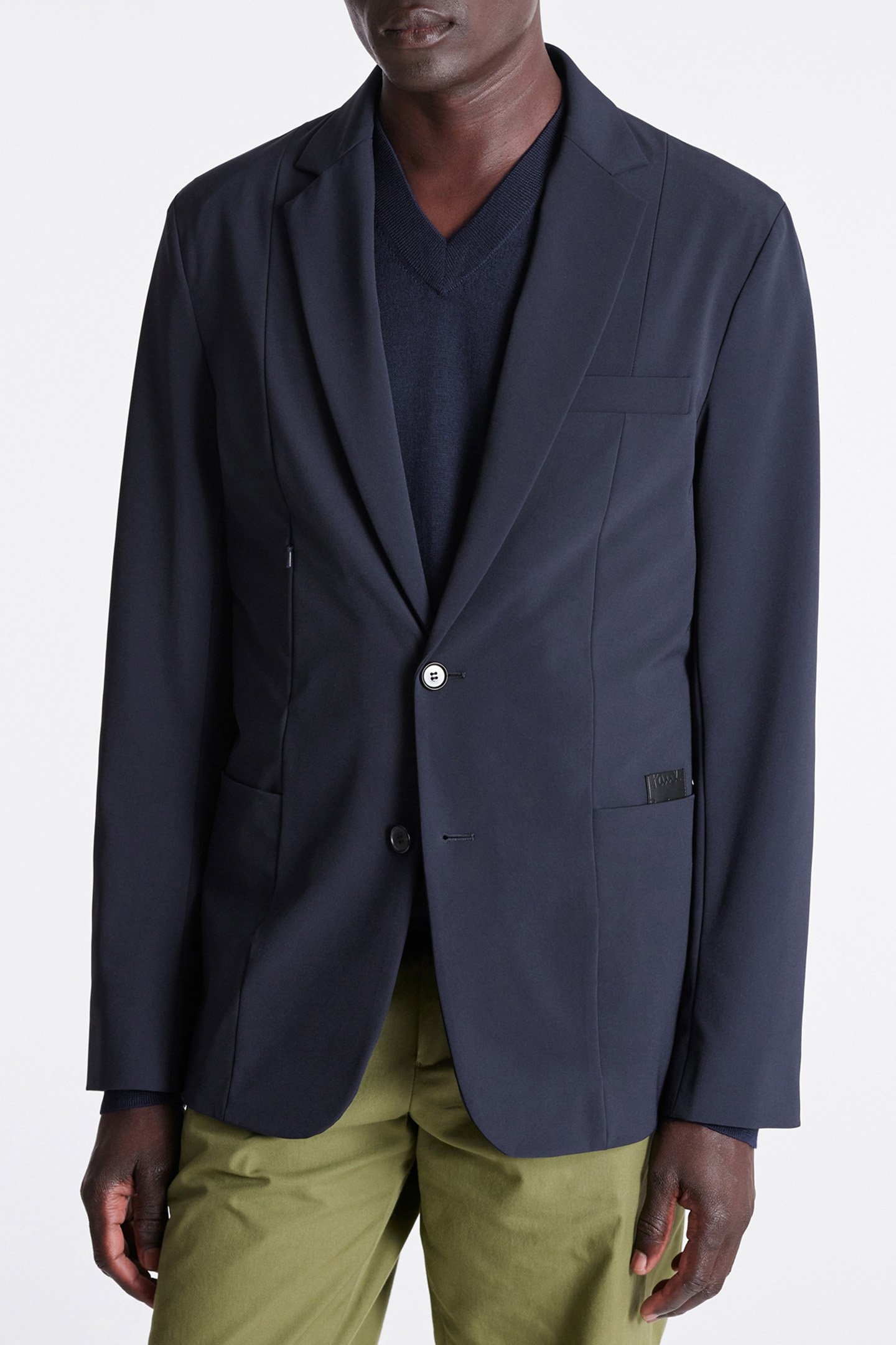 GENTS 2 BUTTON JACKET VERY DARK NAVY 1