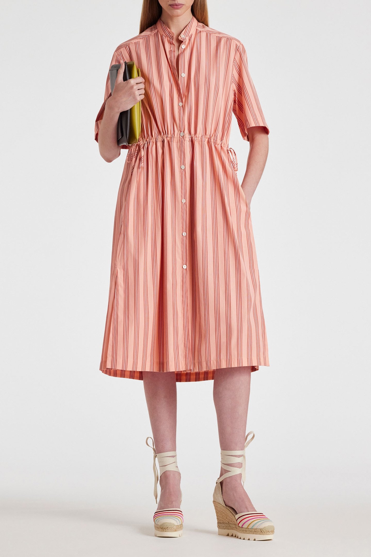 WOMENS DRESS CORAL RED 1