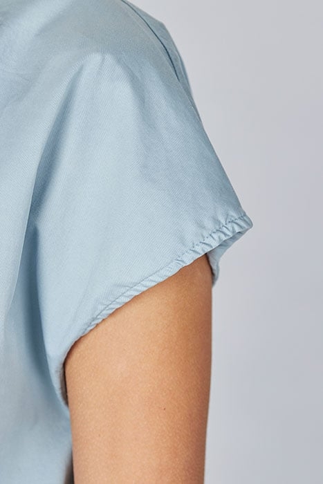 COTTON OVERSIZED SHIRT BLUE 4