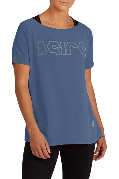 SPORT PRINT OUTLINE TEE GRAND SHARK/BRILLIANT WHITE 1