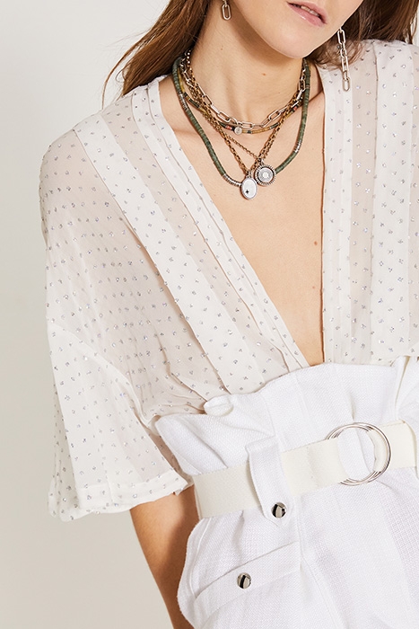 JUCITA TOP WHITE/SILVER 4