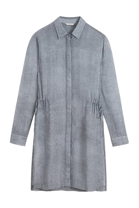 BLOUSE WOVEN LONG SLEEVES BLUE GREY 2