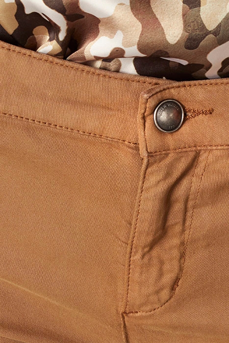 COTTON 5 POCKET PANTS BROWN 5