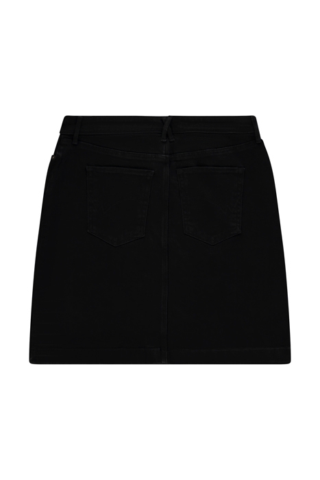AVA DENIM SKIRT WASHED BLACK 2