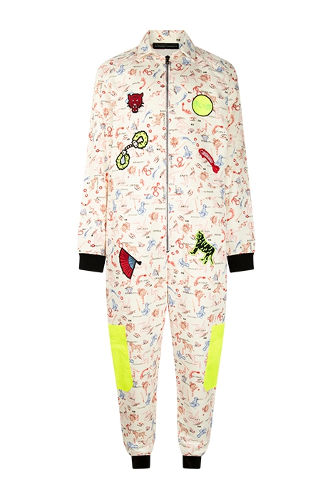 MEN'S OVERSIZED OVERALL SKETCH PRINT 1