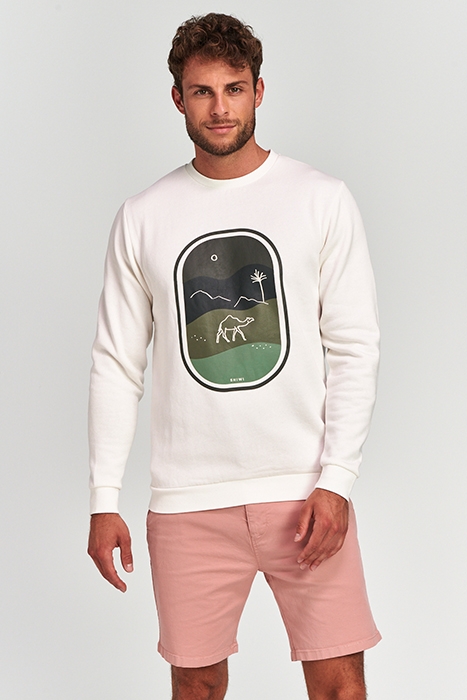 MEN SWEATER SAHARA JET STREAM WHITE 2