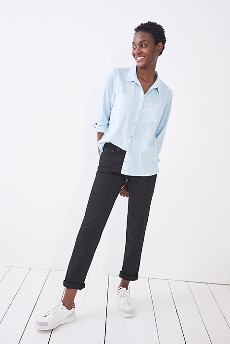 EMILIA COTTON SHIRT BLUE 3