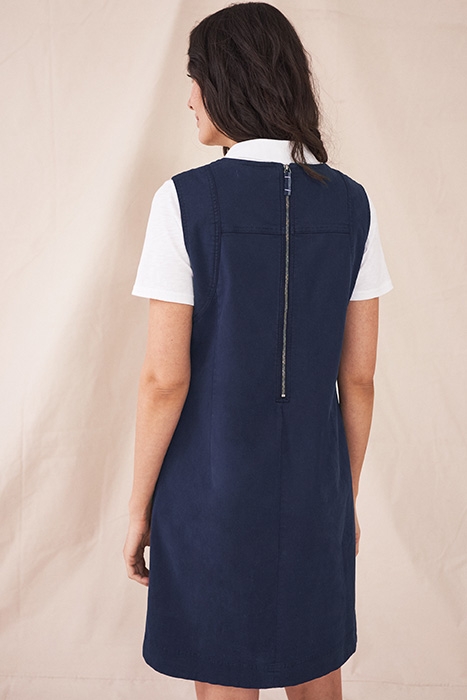 JANEY COTTON PINAFORE DARK NAVY 3