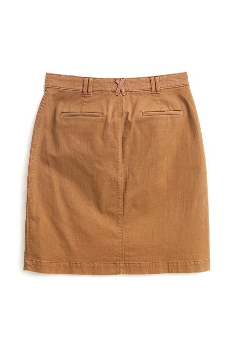 MELODY COTTON SKIRT DARK TAN 2